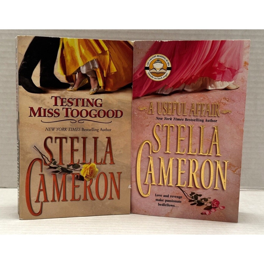 Stella Cameron 2 Book Lot Elliot Brothers Complete Series Romance Novels